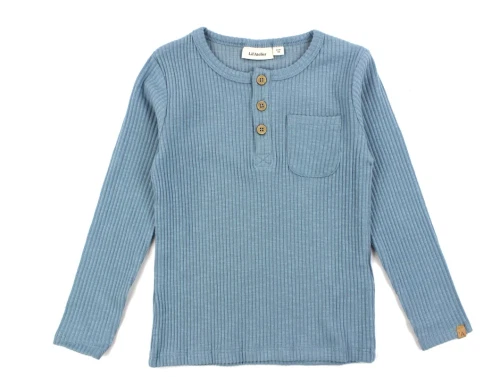 Lil Atelier smoke blue top